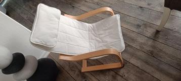 Lot 2 sièges IKEA Poäng avec repose-pied,tissus déhoussables beschikbaar voor biedingen