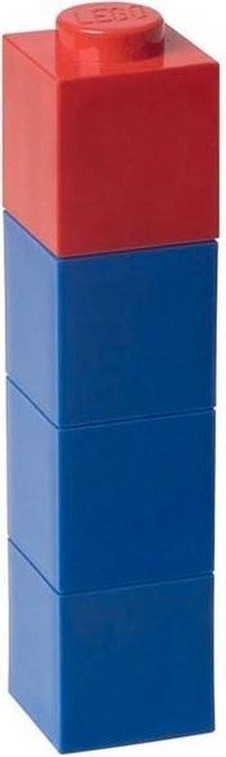 Lego Drinkbus - Vierkant - 400 ml - Blauw, Enfants & Bébés, Enfants & Bébés Autre, Comme neuf, Enlèvement ou Envoi