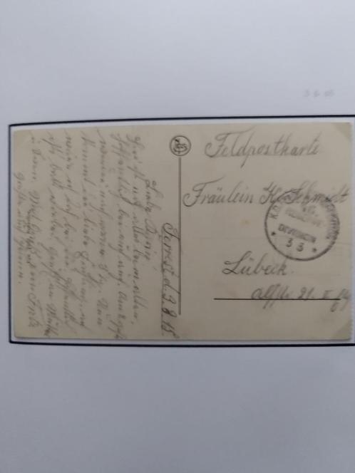 Briefwisseling Duitse bezetting 1914-18, Postzegels en Munten, Postzegels | Europa | België, Gestempeld, Met envelop, Gestempeld
