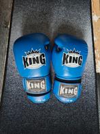 Blauwe bokshandschoenen King 16oz, Ophalen of Verzenden, Gebruikt, Bokshandschoenen