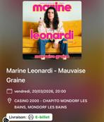 Vends deux places marine leonardi spectacle mauvaise graine, Tickets & Billets, Deux personnes