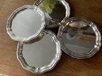 4 roestvrijstalen onderzetters, Ophalen, Gebruikt, Overige materialen, Overige typen