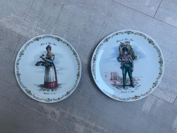 Porseleinen borden Métiers de vieux Paris, Antiek en Kunst, Antiek | Porselein, Ophalen of Verzenden