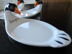 foie gras-schalen-REVOL-FRANCE-porselein-jaren 80-NIEUW, Huis en Inrichting, Keuken | Servies, Ophalen of Verzenden, Nieuw, Porselein