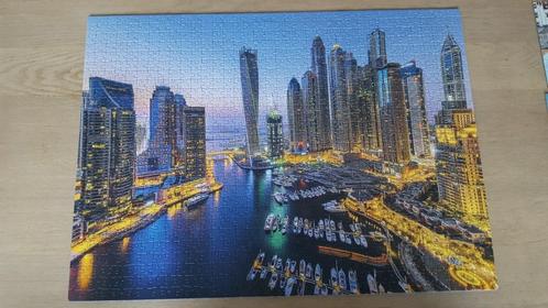 Puzzel Dubai van Clementoni 1000 stukjes en volledig!, Hobby en Vrije tijd, Denksport en Puzzels, Zo goed als nieuw, Legpuzzel