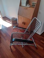 Chaise longue avec sandows - Style René Herbst, Gebruikt