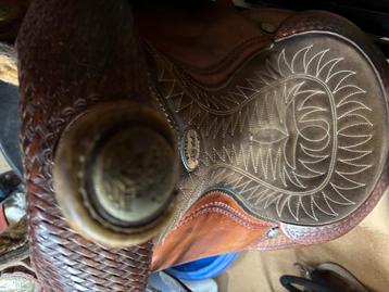 Billy Cook 16 inch Western zadel + toebehoren beschikbaar voor biedingen
