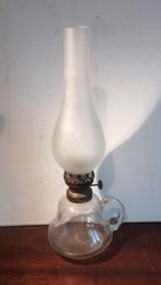 LAMPE A PETROLE EN VERRE HAUTEUR 32,5 CM, Enlèvement ou Envoi