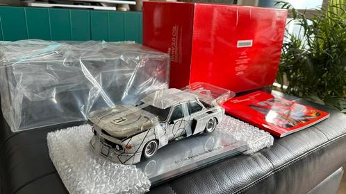 1:18 MiniChamps Art Car 1976 BMW 3.0 CSL Turbo Frank Stella, Hobby en Vrije tijd, Modelauto's | 1:18, Nieuw, Auto, MiniChamps