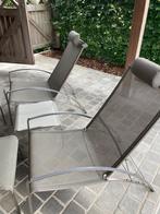 Royal Botania relaxzetels, Tuin en Terras, Ligbedden, Ophalen, Zo goed als nieuw, Rvs, Verstelbaar