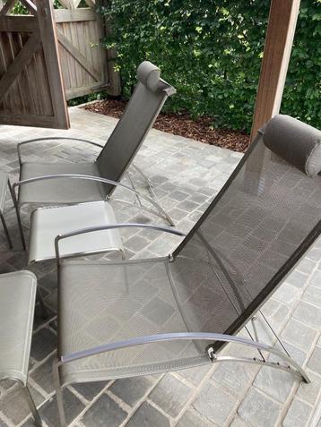 Royal Botania relaxzetels, Enlèvement, Comme neuf, Inox, Réglable