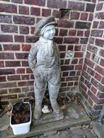 Groot wit tuinbeeld, Tuin en Terras, Tuinbeelden, Ophalen, Gebruikt, Steen, Mensenbeeld