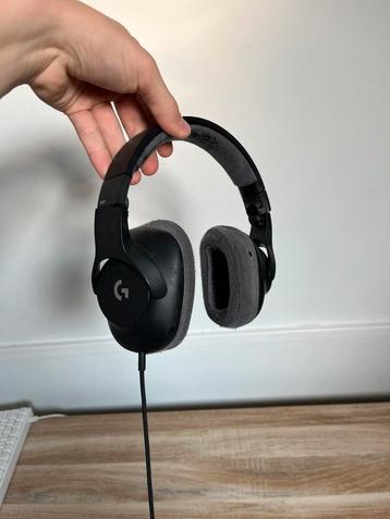 Casque Logitech pro noir filaire, Enlèvement ou Envoi, Logitech, Microphone repliable, Utilisé