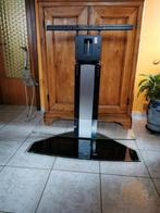 Meuble TV premium en verre avec gaine pour câbles, TV, Hi-fi & Vidéo, Enlèvement