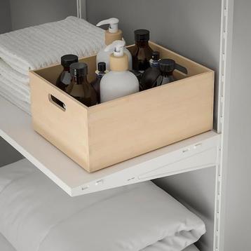IKEA BOAXEL wandrek met 4 metalen planken beschikbaar voor biedingen