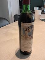 Oude fles wijn Chateau Mouton Rothschild, Verzamelen, Wijnen, Ophalen, Frankrijk, Rode wijn