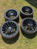 Tec speedwheels as2 + michelin pilot sport 4s, 5x112, Gebruikt, Banden en Velgen, Personenwagen, Zomerbanden