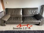 Salon leder licht bruin, Huis en Inrichting, Zetels | Zetels, Ophalen, Gebruikt, Leer, Rechte bank