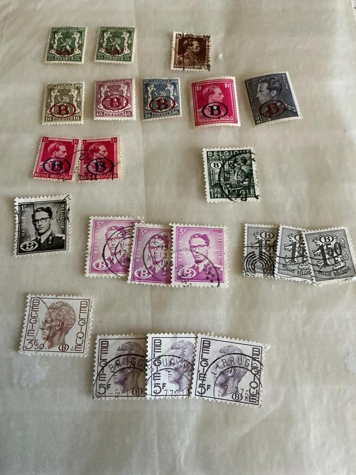 Dienstzegels B, Postzegels en Munten, Postzegels | Europa | België, Gestempeld, Ophalen of Verzenden