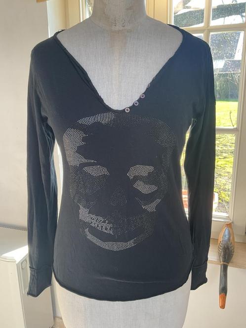 T shirt Zadig & Voltaire , maat S, Kleding | Dames, T-shirts, Maat 36 (S), Zwart, Ophalen of Verzenden
