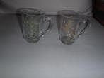 1 lot de 2 mugs en verre Graindor, Maison & Meubles, Cuisine | Vaisselle, Enlèvement ou Envoi, Neuf, Verre, Tasse(s) et/ou soucoupe(s)