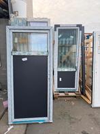 Porte en pvc anthracite poignée comprise, Enlèvement, Neuf, Vitre comprise