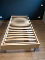 Eenpersoonsbed van 90 cm, Huis en Inrichting, Slaapkamer | Bedden, Ophalen, 90 cm, Eenpersoons, Bruin