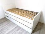 eenpersoonsbed 90x200 IKEA SLAKT met 4 ruime opbergschuiven, MODERN, 90 cm, Enlèvement, 200 cm