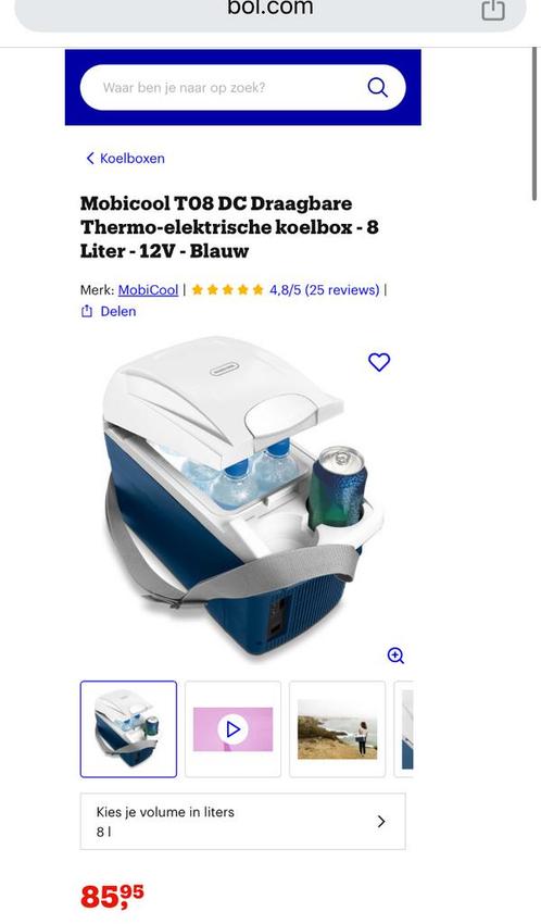Elektrische koelbox, Caravans en Kamperen, Koelboxen, Zo goed als nieuw, Koelbox, Ophalen of Verzenden