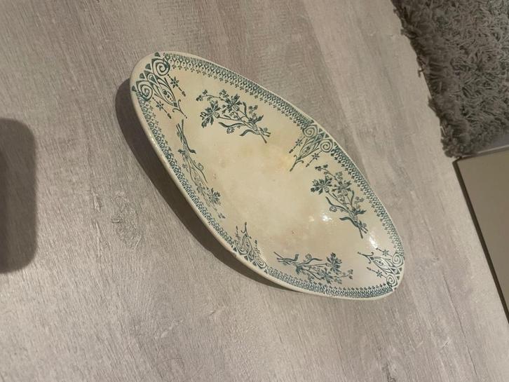 Antiek schaaltje St Amandinoise, Antiquités & Art, Antiquités | Plateaux, Enlèvement ou Envoi