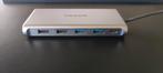 QGeeM 12-in-1 USB C docking station, Ophalen of Verzenden, Zo goed als nieuw, Docking station, Laptop