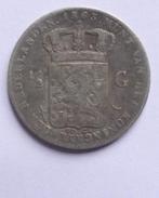 Nederlandse munt 1/2 gulden 1863 - Zilver, ½ gulden, Koning Willem III, Zilver, Ophalen of Verzenden
