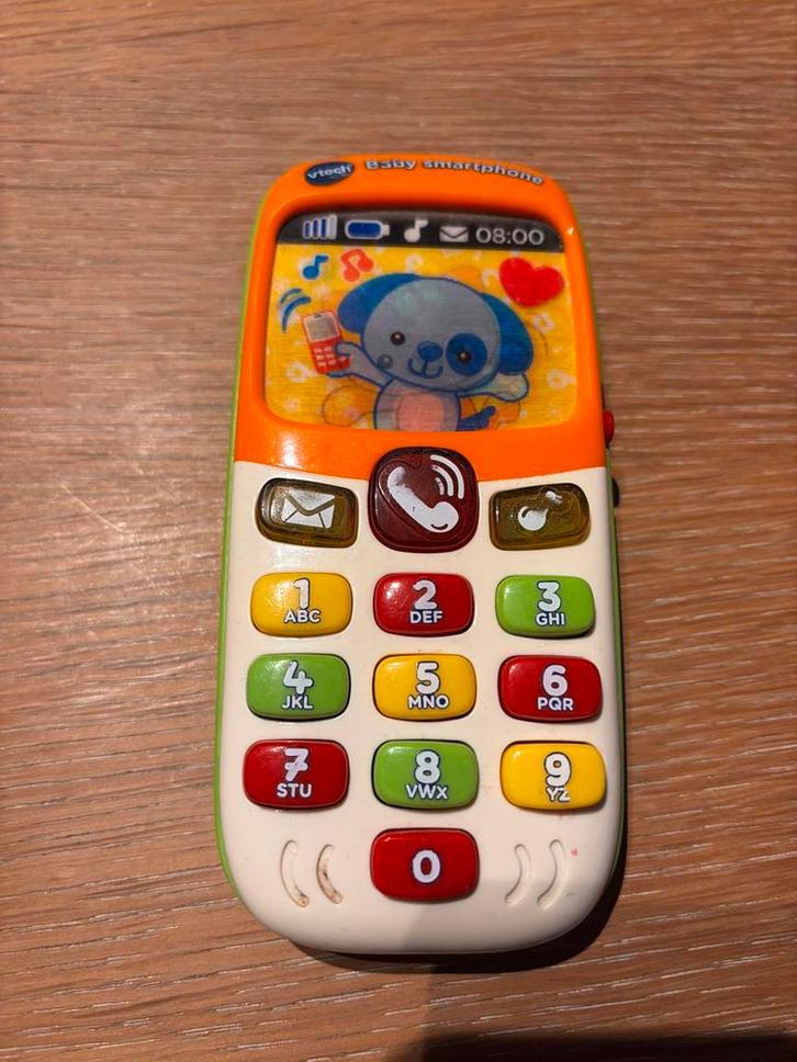 VTech babysmartphone — muzikaal educatief speelgoed, Kinderen en Baby's, Speelgoed | Vtech, Gebruikt, 6 maanden tot 2 jaar, Ophalen