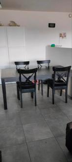 Eet tafel met 4 stoelen, Maison & Meubles, Tables | Tables à manger, Enlèvement
