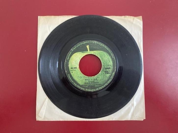 UNIEKE VINTAGE SINGLES VAN BEATLES HARRISON EN LENNON, Cd's en Dvd's, Vinyl Singles, Gebruikt, Single, Pop, 7 inch, Ophalen