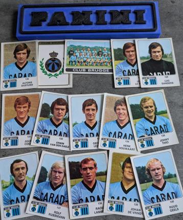 PANINI FOOTBALL 1973/74 CLUB BRUGGE 15X STICKERS 1973 beschikbaar voor biedingen