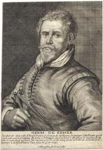 Joannes Meyssens gravure "Portret Henri de Keyser", Antiek en Kunst, Ophalen