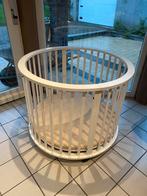 Rond wit babypark, Ophalen, Gebruikt, Rond, In hoogte verstelbaar