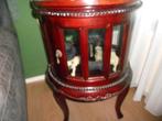 Rond vitrine kastje, Huis en Inrichting, Kasten | Vitrinekasten, Ophalen, Minder dan 50 cm, Glas, Zo goed als nieuw
