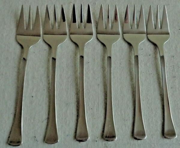 SOLA MONIQUE 6x Taartvork Gebaksvork 12cm Set, Huis en Inrichting, Keuken | Bestek, Zo goed als nieuw, Verzenden