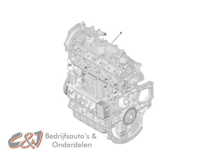 Motor van een Citroen Berlingo, Auto-onderdelen, Motor en Toebehoren, Citroën, Gebruikt, 3 maanden garantie, Ophalen of Verzenden