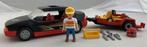 Playmobil 4442 Auto met Go-Cart en Aanhanger Set Compleet, Kinderen en Baby's, Speelgoed | Playmobil, Gebruikt, Ophalen of Verzenden