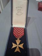 Belgisch Oorlogskruis 1914-1918 met originele doos — dec., Ophalen of Verzenden