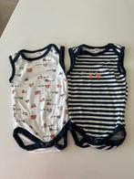 2 stoere rompertjes maat 50/56 – Let’s go!, Enfants & Bébés, Vêtements de bébé | Taille 56, Enlèvement ou Envoi, Comme neuf, Ensemble