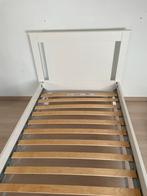 Lit blanc ikea avec sommier, Huis en Inrichting, Slaapkamer | Bedden, Ophalen, Zo goed als nieuw, Wit