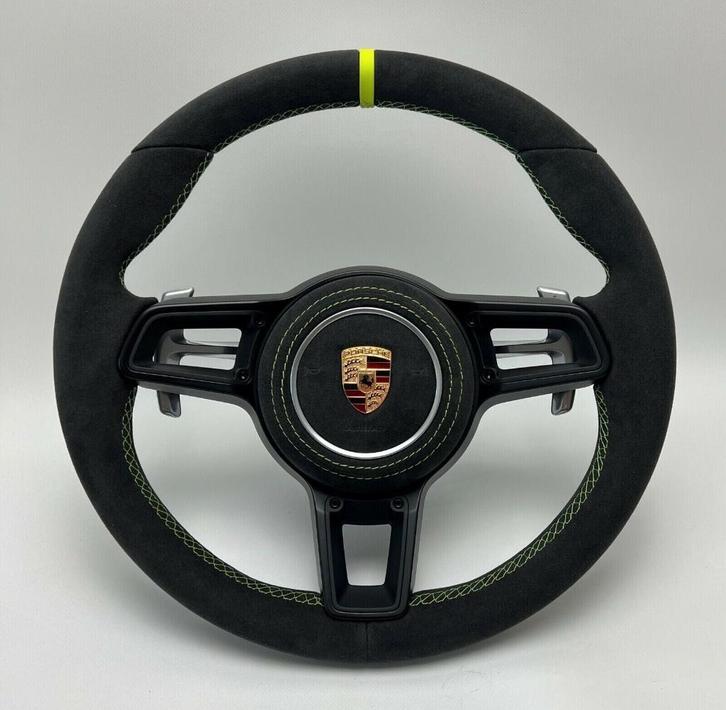 Volant vert acide Porsche Alcantara PDK Upgrade, Autos : Pièces & Accessoires, Commande, Porsche, Neuf, Enlèvement ou Envoi