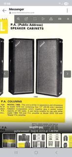 Ik ben een vintage Marshall pa-column uit 1969, Ophalen, Gebruikt, 500 tot 1000 watt, P.A.