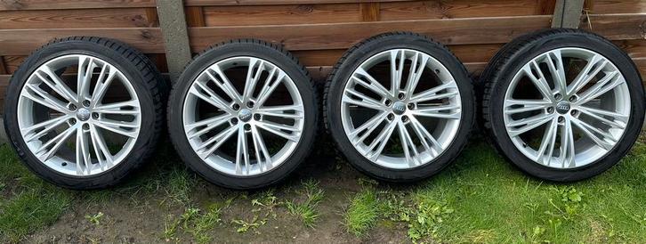 Mooie 20” original audi sport velgen / 255/40/20 zomerbanden, Auto-onderdelen, Banden en Velgen, Velg(en), Zomerbanden, Ophalen