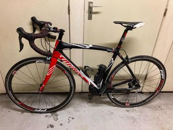 racefiets carbon "Williers" Maat 57 LG, Fietsen en Brommers, Gebruikt, Carbon, 10 tot 15 versnellingen, Heren