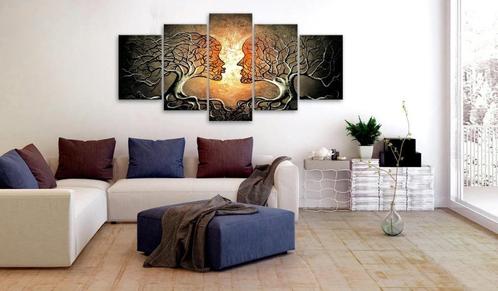 Schilderij Liefdeverstrengeling 5luik, Huis en Inrichting, Woonaccessoires | Schilderijen, Tekeningen en Foto's, Zo goed als nieuw